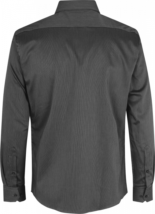 Seven Seas - Fine Twill California Stribet Skjorte Slim - Dark Grey