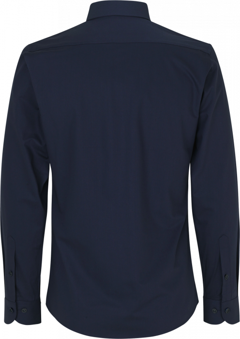 Seven Seas - Hybrid Skjorte Slim Fit - Navy