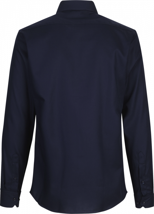 Seven Seas - Fine Twill Business Skjorte Slim - Navy