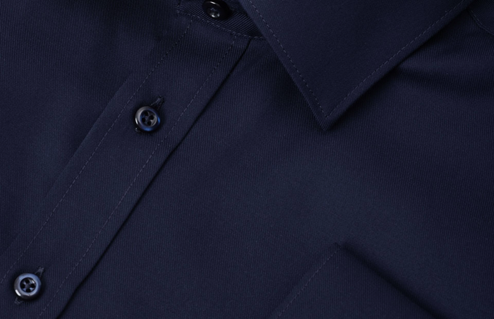 Seven Seas - Fine Twill Business Skjorte Slim - Navy