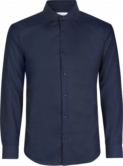 Seven Seas - Fine Twill Business Skjorte Modern - Navy