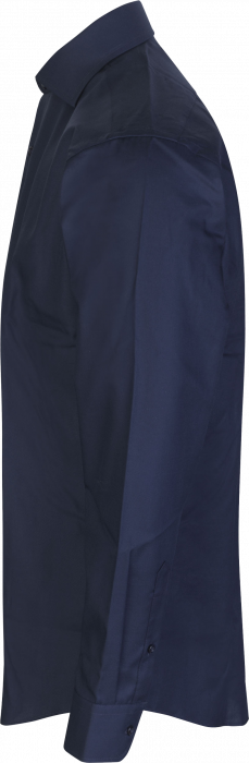Seven Seas - Fine Twill Business Skjorte Modern - Navy