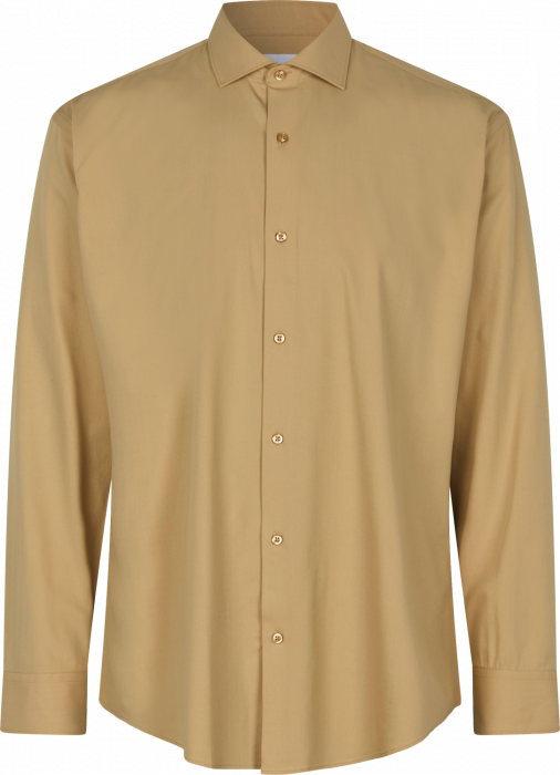 Seven Seas - Hybrid Skjorte Modern Fit - Sand