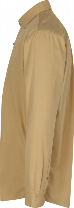 Seven Seas - Hybrid Skjorte Modern Fit - Sand