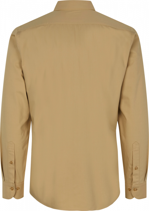 Seven Seas - Hybrid Skjorte Slim Fit - Sand