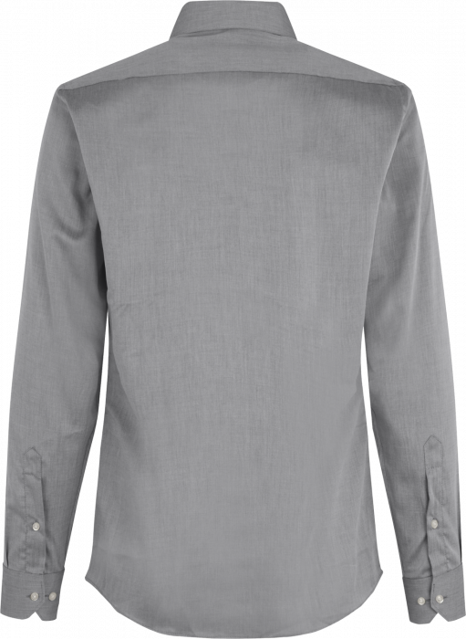 Seven Seas - Fine Twill Business Skjorte Slim - Silver Grey