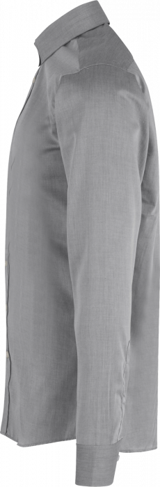 Seven Seas - Fine Twill Business Skjorte Slim - Silver Grey