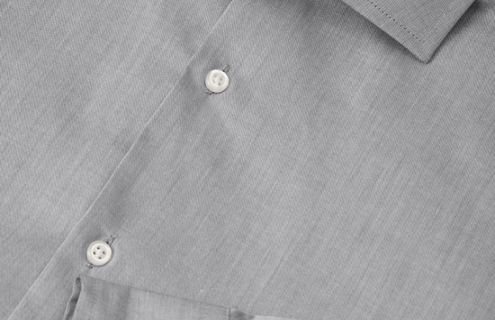 Seven Seas - Fine Twill Business Skjorte Modern - Silver Grey