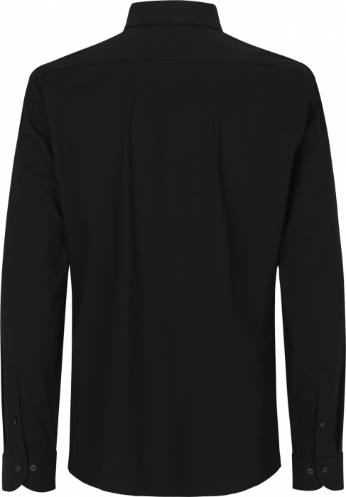 Seven Seas - Hybrid Skjorte Modern Fit - Sort
