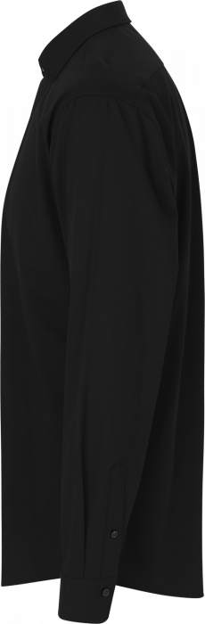 Seven Seas - Hybrid Skjorte Modern Fit - Sort