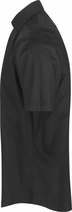 Seven Seas - Fine Twill Kort&aelig;rmet Skjorte Slim Fit - Sort