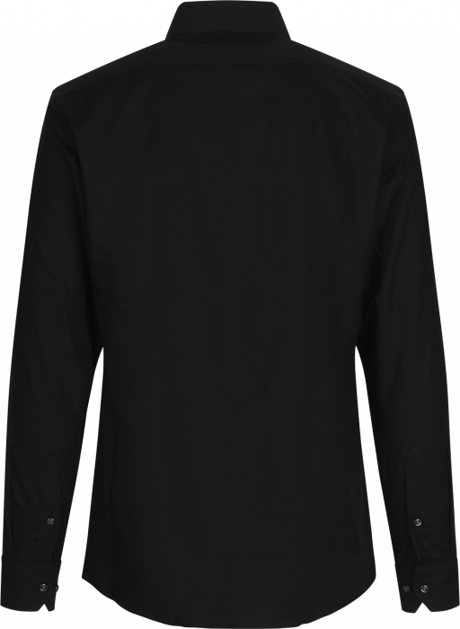 Seven Seas - Fine Twill Business Skjorte Slim - Sort