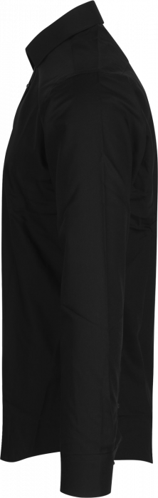 Seven Seas - Fine Twill Business Skjorte Slim - Sort