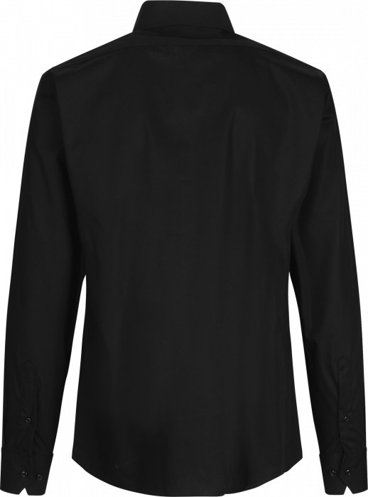 Seven Seas - Poplin Skjorte Modern Fit - Sort