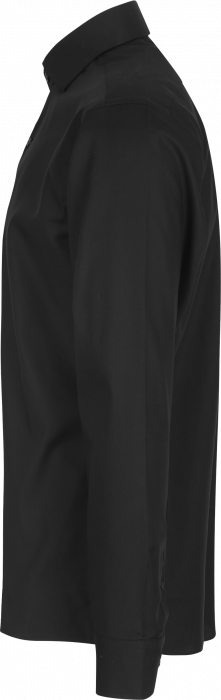 Seven Seas - Fine Twill Business Skjorte Modern - Sort