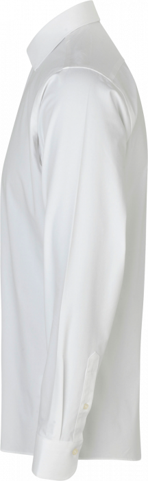Seven Seas - Hybrid Skjorte Slim Fit - White