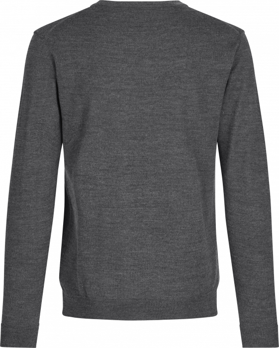 Seven Seas - The Knit O-Neck Striktr&oslash;je - Dark Grey Melange