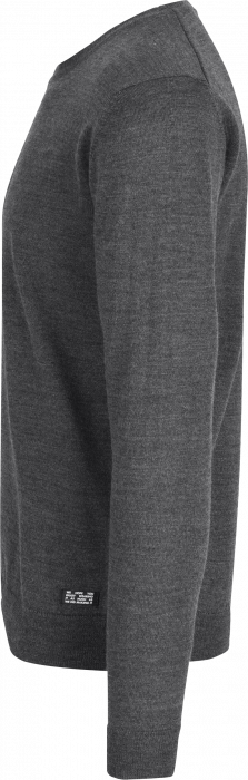 Seven Seas - The Knit O-Neck Striktr&oslash;je - Dark Grey Melange