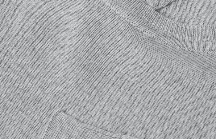 Seven Seas - The Knit O-Neck Striktr&oslash;je - Light Grey Melange
