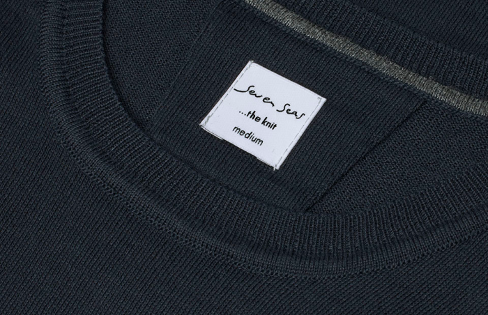 Seven Seas - The Knit O-Neck Striktr&oslash;je - Navy