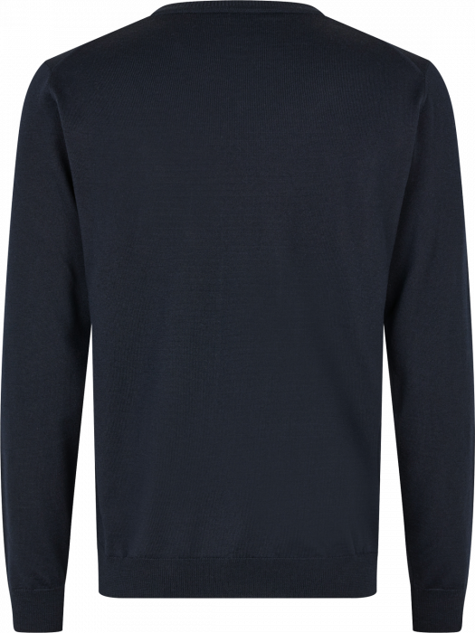 Seven Seas - The Knit V-Hals Striktr&oslash;je - Navy
