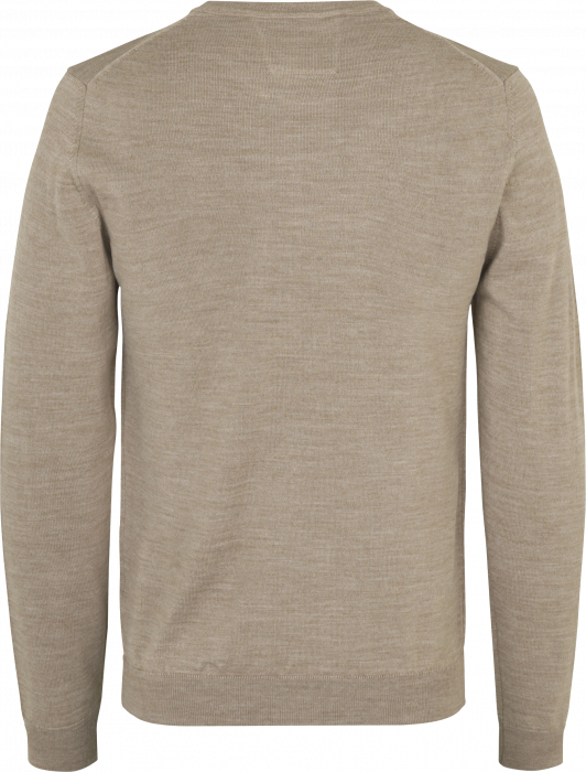 Seven Seas - The Knit O-Neck Striktr&oslash;je - Sand Melange