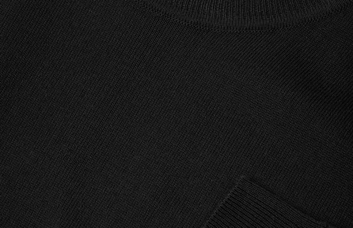 Seven Seas - The Knit O-Neck Striktr&oslash;je - Sort