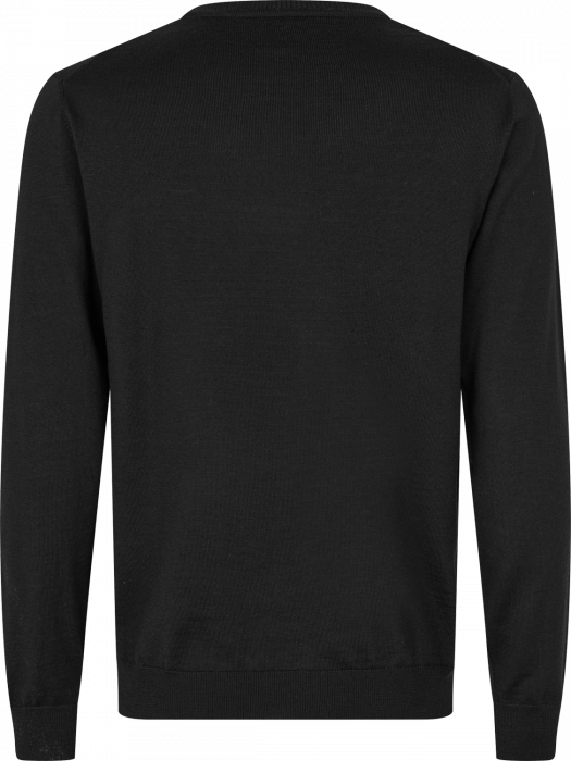 Seven Seas - The Knit V-Hals Striktr&oslash;je - Sort