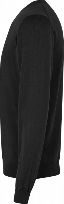 Seven Seas - The Knit V-Hals Striktr&oslash;je - Sort