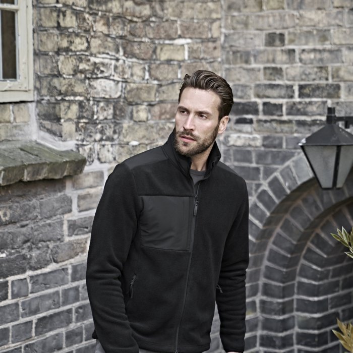 Tee Jays - Mountain Fleece Jakke - sort & sort