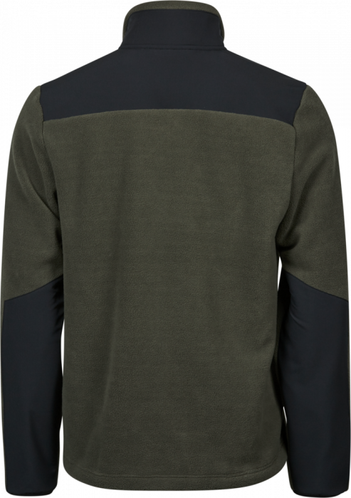 Tee Jays - Mountain Fleece Jakke - Deep Green & sort