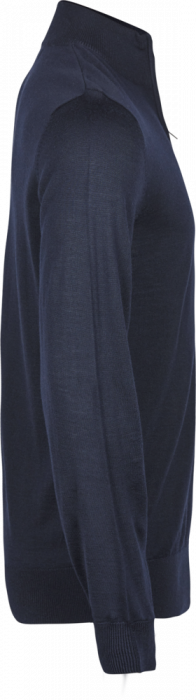 Tee Jays - Striktr&oslash;je Med Halv Lynl&aring;s - Navy