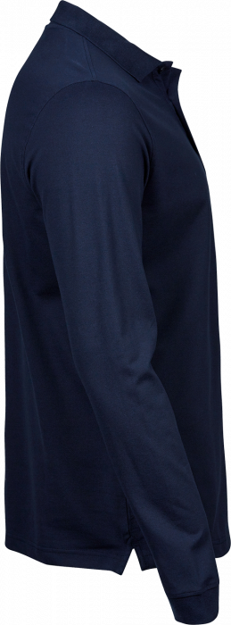 Tee Jays - Luksus Str&aelig;k Lang&aelig;rmet Polo - Navy
