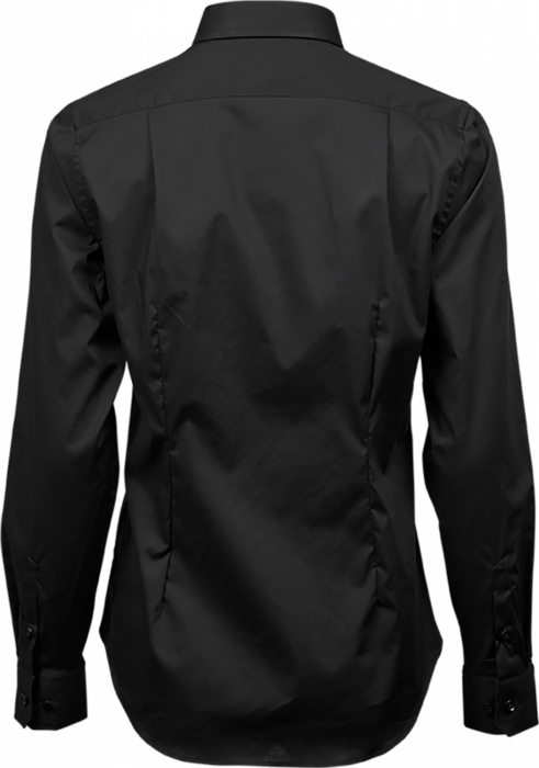 Tee Jays - Luxury Slim Fit Skjorte Dame - Sort - sort
